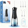 Irrigador Bucal Portátil,4 Modos con Modo DIY y 5 Puntas