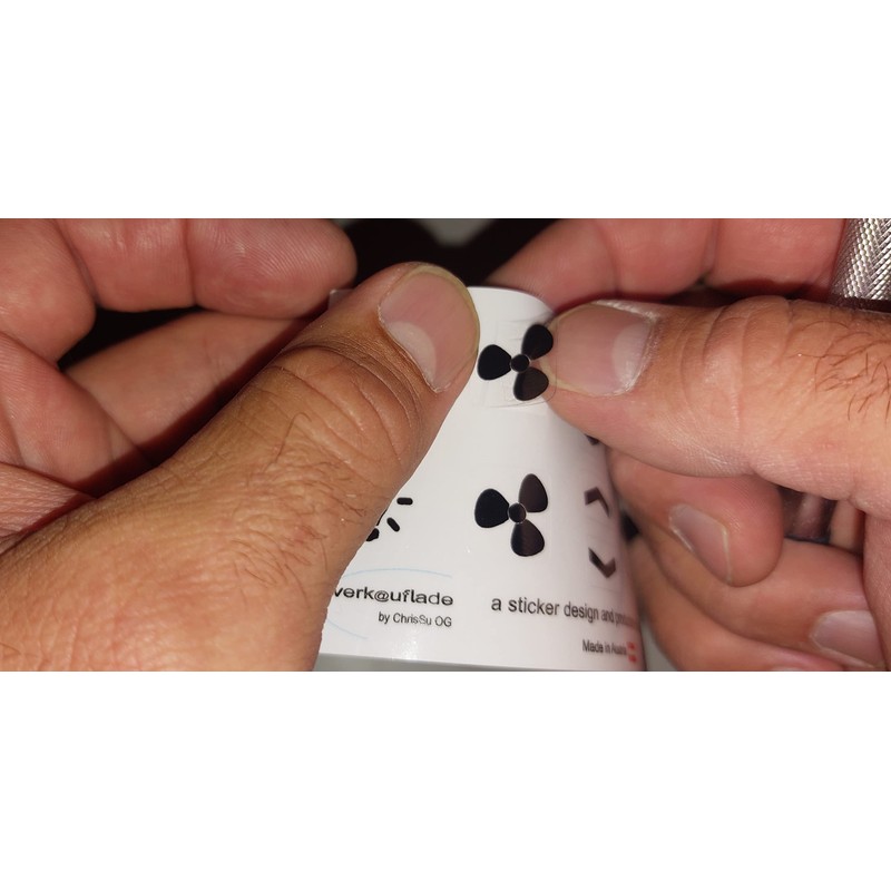 Switch Sticker Set with Light Fan Arrows and Bells Stickers