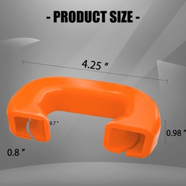 BESTZHEYU Front Tow Hooks Covers Hitch Cover Customized Compatible with Chevy Colorado Z71 ZR2 and GMC Canyon Accessories 2025 2024 2023 (Orange)