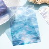 AuriicLeaf Wave PET Scrapbook Stickers Set, 60PCS Ocean Ephemera for
