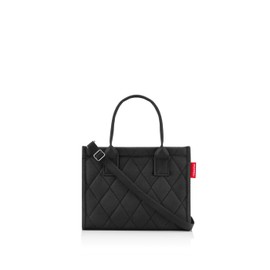 reisenthel Daily Shopper XS - The smaller version of our modern streamlined shopper - a practical rectangular crossbody handbag., Rhombus Black