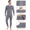 NACHILA Men's Thermal Underwear-Viscose Made from Bamboo,Long Johns Soft Sleepwear