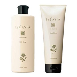 Lakaca White Rose Hair Soap 300ml & Hair Mask 230g Set