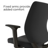 Union & Scale Staples UN59380 Essentials Fabric Task Chair, Black