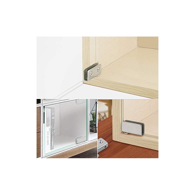 Alamic Glass Door Pivot Hinge for Free Swinging Glass Doors,