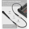 HUALEU 2Pack XLR to 1/4 Cable,Balanced 3 Pin XLR Female