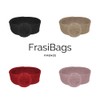 FrasiBags Women's wide suede belt with bow, women's suede belt,
