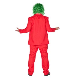 Circus Villain Joker-Inspired Adult Costume | Large