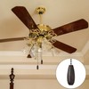 8 Pieces Ceiling Fan Pull Chains Extender Wooden Pendant Pull