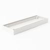 MUJI 02553098 Polypropylene File Box Lid with Casters, White Gray,