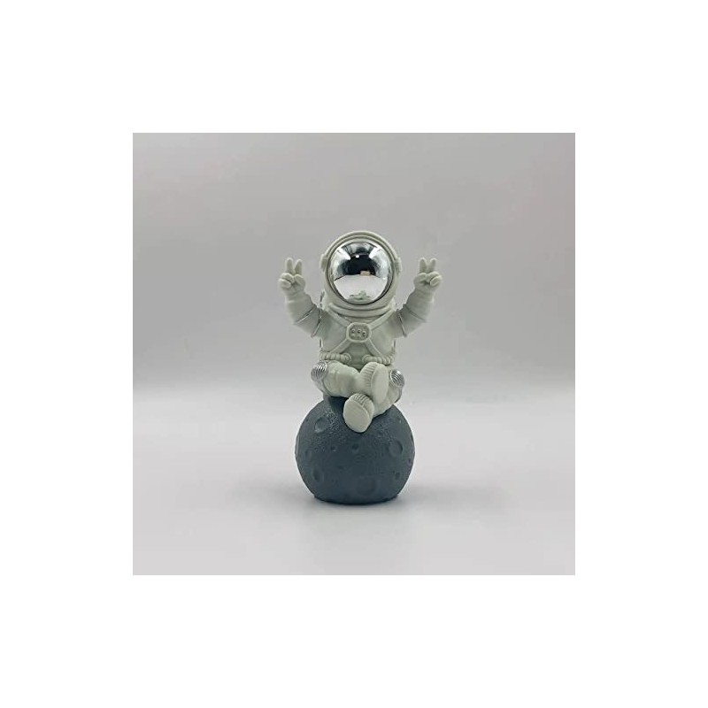 Figurine Statue Astronaut Sculpture Spaceman Décor,Sculptures Home Décor,White Shelf Decoration,Tabletop