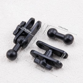 surewincg ボールマウントホルダー 車用 17mm 360度 回転 ボール ボールマウント ボールジョイント スマホホルダー 車載用 スマホスタンド 車載 電話カメラ写真機器 撮影装置 アクセサリー