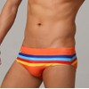 L-Peach Men's Swimming Trunks Swimwear Swim Shorts Quick Drying Board