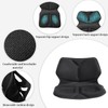 Chair Extra Wide Seat Cushion, Lumbar Support, Adjustable Back Brace