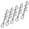 5 Pcs Bird Parrots Foot Ring Buckle Stainless Steel Foot