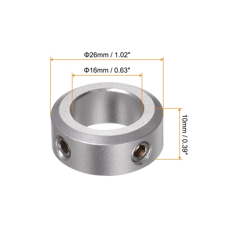 QUARKZMAN Set of 4 Adjusting Rings Shaft 16 mm Bore