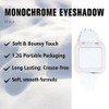FeiCuiYun Matte Singe Eye Shadow Palette Makeup, Matte White Monochrome