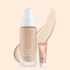 Anjumain Art Deco Perfect Matte Serum Foundation 20ml + Mini Wonder Skin Primer 8ml set, No. 8 Linen (foundation) × 1 set / 아르데코 퍼펙트 매트 세럼 파운데이션 20ml +미니 원더스킨 프라이머 8ml 세트, 8호 린넨(파운데이션) × 1세트