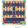 BUSLIK Magnetic Alphabet Maze Board Letter Puzzle - Kids ABC