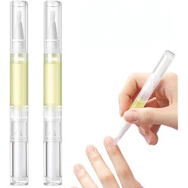 Radiant Nail Growth Oil, Nail Strengthener, Cuticle Oil for Nails, Moisturize Strengthen Nail Care Oil, Finger Edge Manicure Nourishing Pen, Anti-hangbnail removal, Nail Skin Edge Care (Lemon)