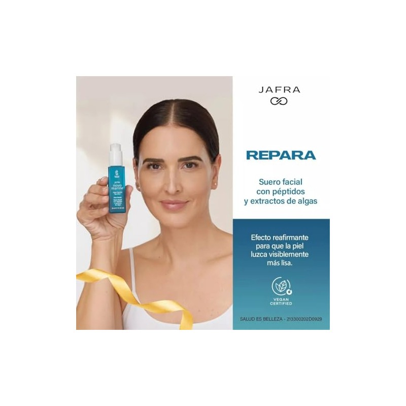 Jafra Novomarine Suero Facial con Péptidos y Extractos de Alga,