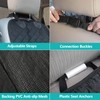 YAUYAP Asiento Perro, Cubre Asiento Funda Individual para Perro (Negro)