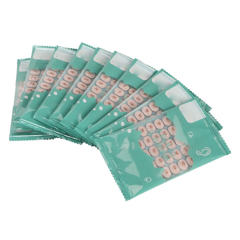 450pcs Acupressure Ear Massage Acupoint Pressure Stimulation Paste Needle Stone