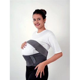 Daddy Shoppe Maternity Band Abdomen Waist Back Support Lightweight Pregnancy Tummy Belly Belt (X-Large)