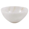 Harmonize Natural Snow Quartz Stone Bowl Hand Carved Crystal Reiki
