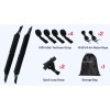 AUTOXBERT Universal Foldable Car Roof Rack Soft Pads With Straps