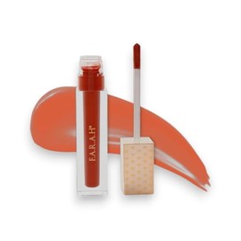 F.A.R.A.H. DAZZLE BO$$ Lip Gloss with Vitamin E and Jojoba Oil for Hydrated, Soft, and Nourished Lips (Honey Peach, 4.6ml)