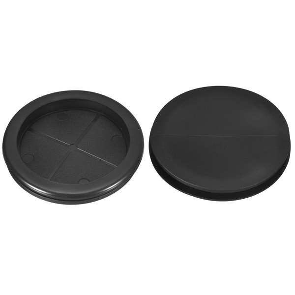 sourcing map 2Pcs Rubber Grommets 3-1/8" (80mm) Drill Hole, 2-3/4"