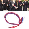 120CM Graduation Ribbon Lei Adjustable Handmade 4 Strands Braided Necklace