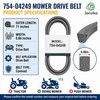 Jaruika 954-04249 Mower Belt 1/2 x 71 Inch for 42-Inch