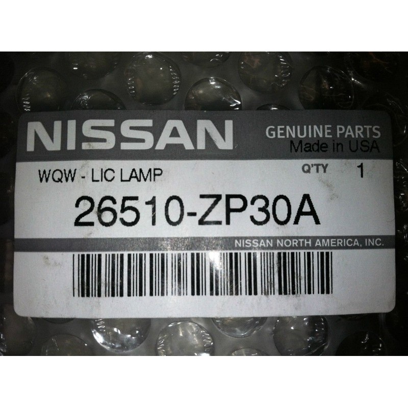 Nissan New OEM 2006-2012 Xterra Rear License Plate LAMP Assembly