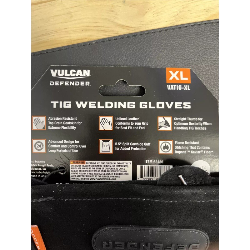 Vulcan Professional TIG Welding Gloves Vulcan Defender - size XL
