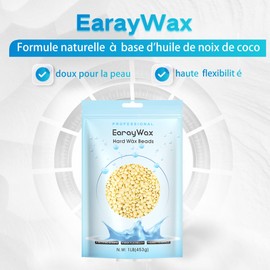 Earaywax 453g Hard Wax Beads for Hair Removal Wax Home Hair Removal for Women Men
