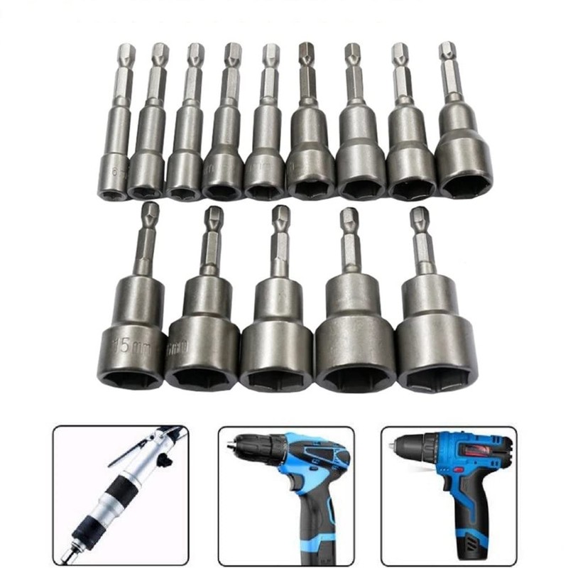 Utoolmart 1/4" Quick-Change Hex Shank 10mm Nut Setter Driver Drill