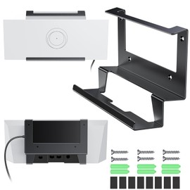 Starlink Gen 3 Router Mount, Starlink Standard V3 Mesh Router Gen3 & Power Supply 2-in-1 Metal Wall Mount kit，Starlink Mounting Kit Accessories for Starlink V3 & Gen 3 Mesh Router Node