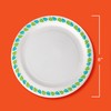 Hefty Compostable Printed Small Paper Plates for Desserts and Appetizers,