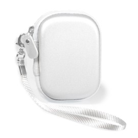 GETGEAR Protective Case for Hearing Aid compatible with Sony CRE-C20, C10, E10 Self-Fitting OTC Hearing Aids for Mild to Moderate Hearing Loss (White)