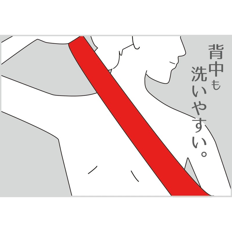 Ohe 66200 Akakuri Towel, Approx. 9.4 x 33.1 inches (24