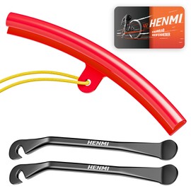 HENMI Tyre Levers Bicycle Metal 2 Pieces Steel Bicycle Tyre Levers Strong Robust Bicycle Tyre Assembly Tool Change Tool