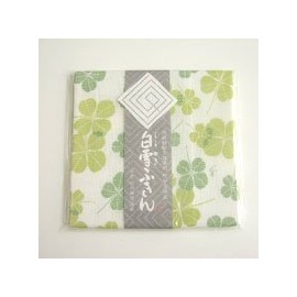 Shirayuki Yuzen Dish Towel, Made in Japan, Chlorine Bleach, Supple Feel, Clover/Young Leaves F
