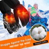 Winter Heated Gloves Waterproof Electric Thermal Glove Non Slip and