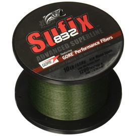 Sufix 832 Braid Line-1200 Yards (Green, 40-Pound)