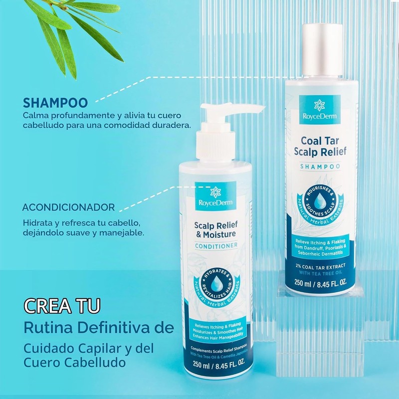 Roycederm- Alivio rápido para afecciones del cuero cabelludo: aproveche el