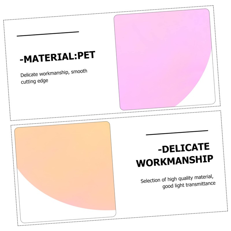 Operitacx 10pcs Window Tint Film Home Sunset Atmosphere Light Film