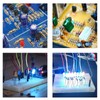 Cermant 1400Pcs 6 Values Electronics Component Assortment Kit，Electrolytic Capacitor, LED