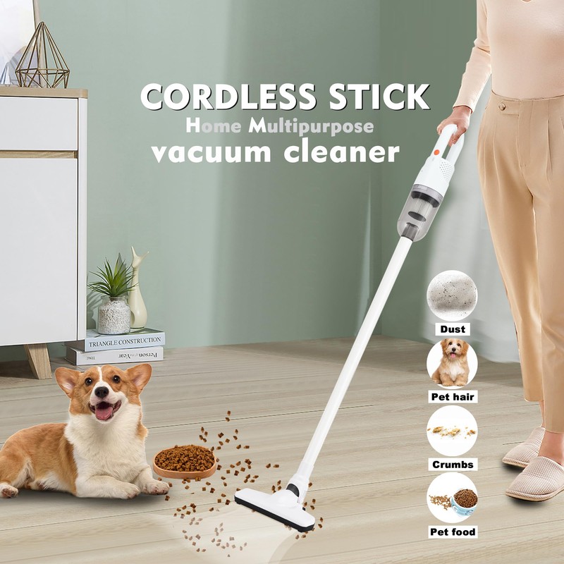 SIPPON 6-in-1 Lightweight Stick Vacuum Cleaner with 100W Powerful Motor,